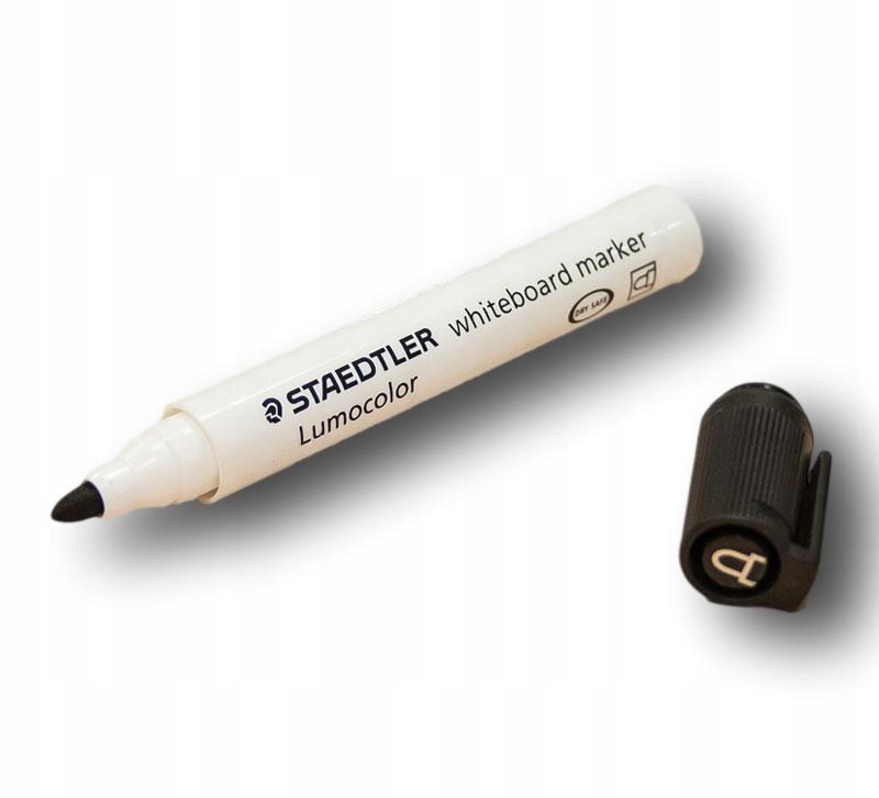 

Czarny marker suchościeralny Lumocolor Staedtler