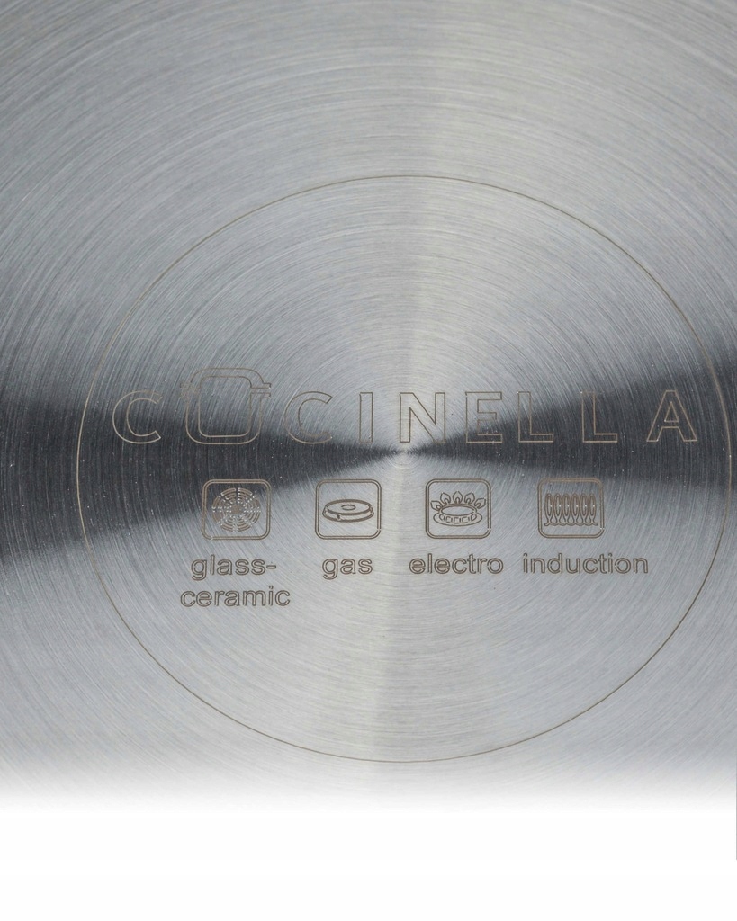 PATELNIA - RONDEL Z GRUBEGO ALUMINIUM CUCINELLA 24 Średnica 24 cm