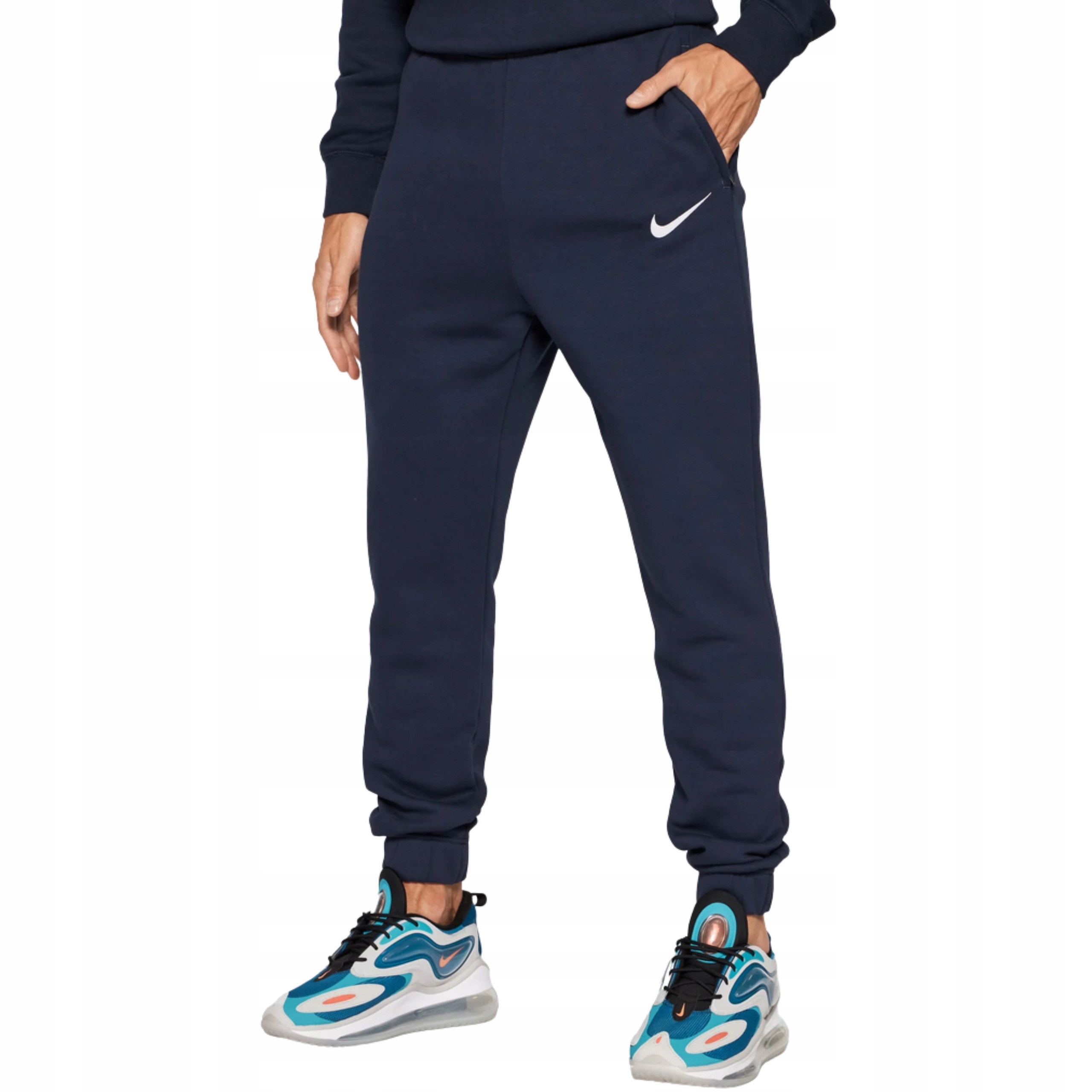 Nike Sportovní Pánské Bavlněné Tepláky S Kapsami Na Zip