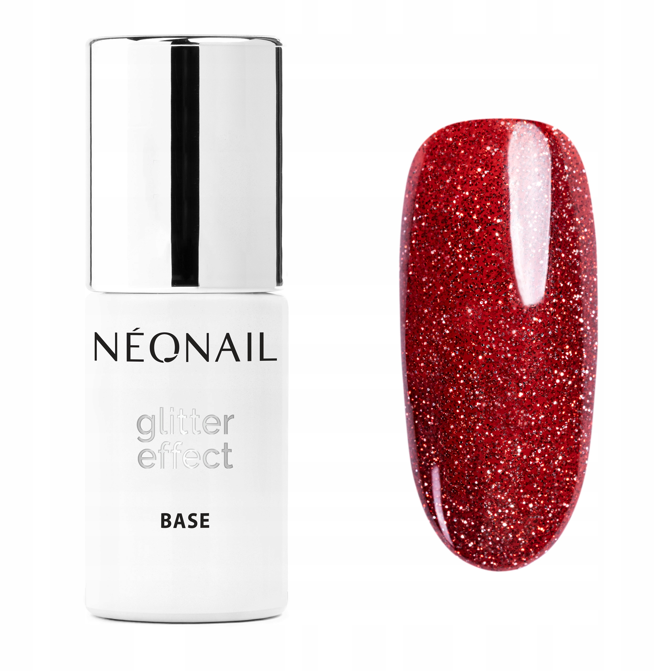

Baza Glitter Effect Base Red Shine Neonail