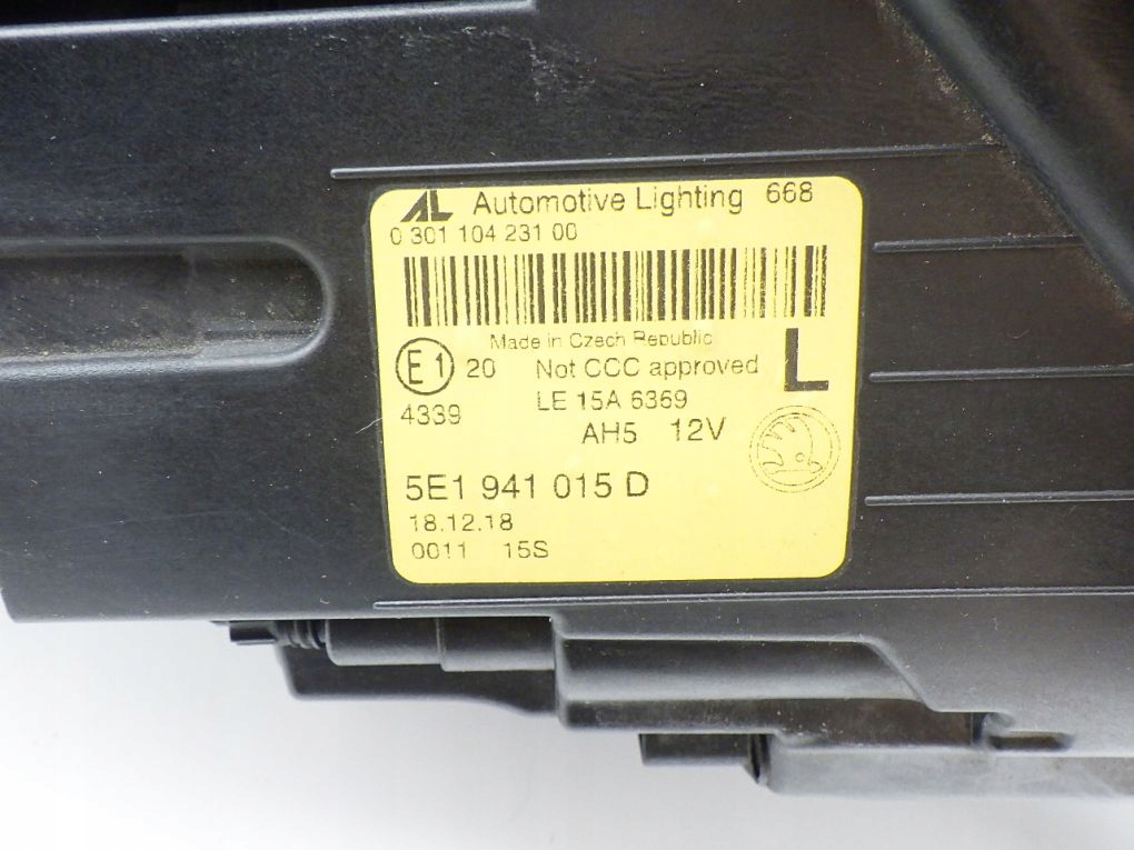 SKODA OCTAVIA 3 III FULL LED complete light left
