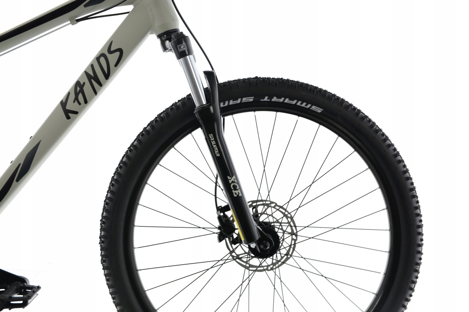 Rower MTB 26 Kands Stranger 2xT hydraulika piaskowy R17 2024 Amortyzacja przód