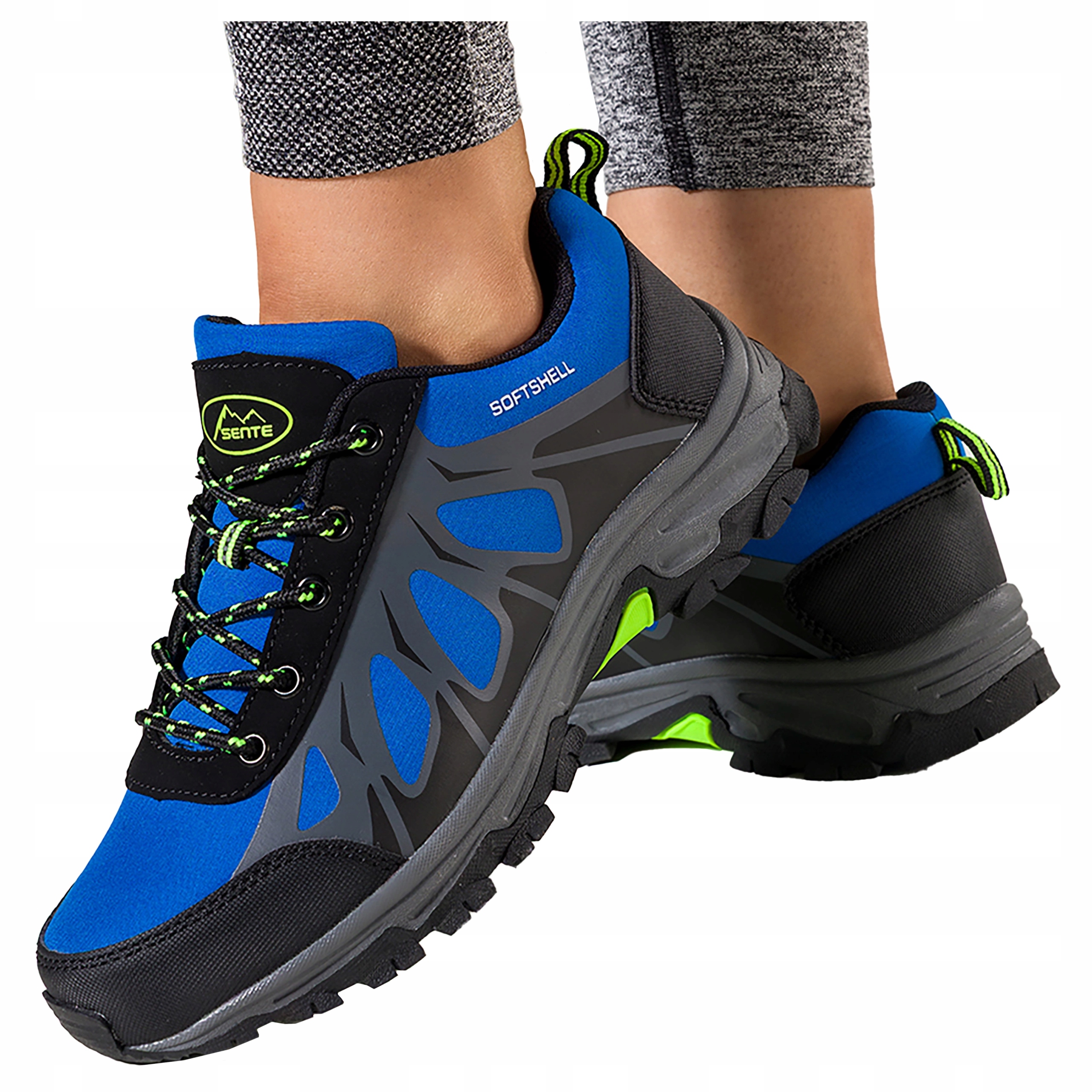 Dámská Trekingová obuv Modrá Šněrovací Softshell Sportovní velikost 41