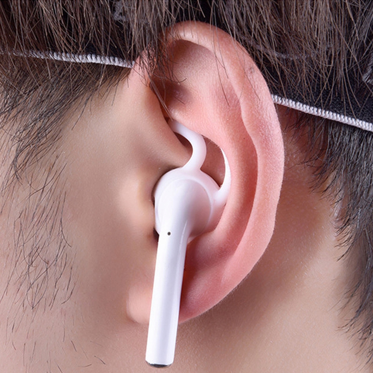 NAKŁADKI SILIKONOWE APPLE AIRPODS EARPODS Kod producenta 10014042