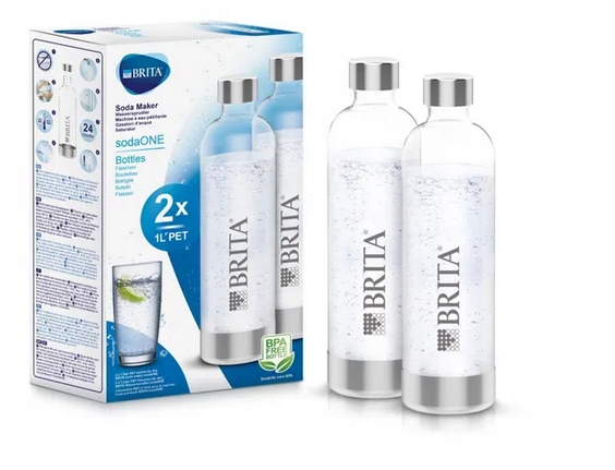 

Zestaw butelek do saturatora Brita SodaOne (2szt.)