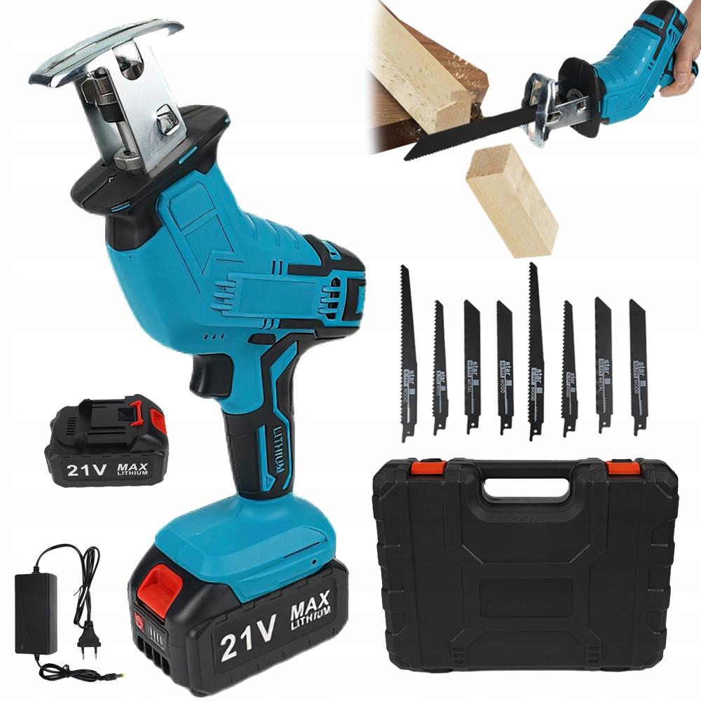 Pila Ocaska Na Kovové Dřevo Bezdrátová 21V 2000 mAh Akumulátor