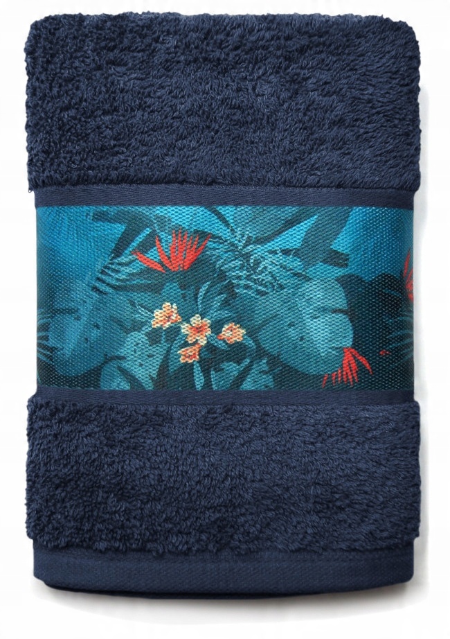

Ręcznik Love It 70x130 druk 3D Greno denim
