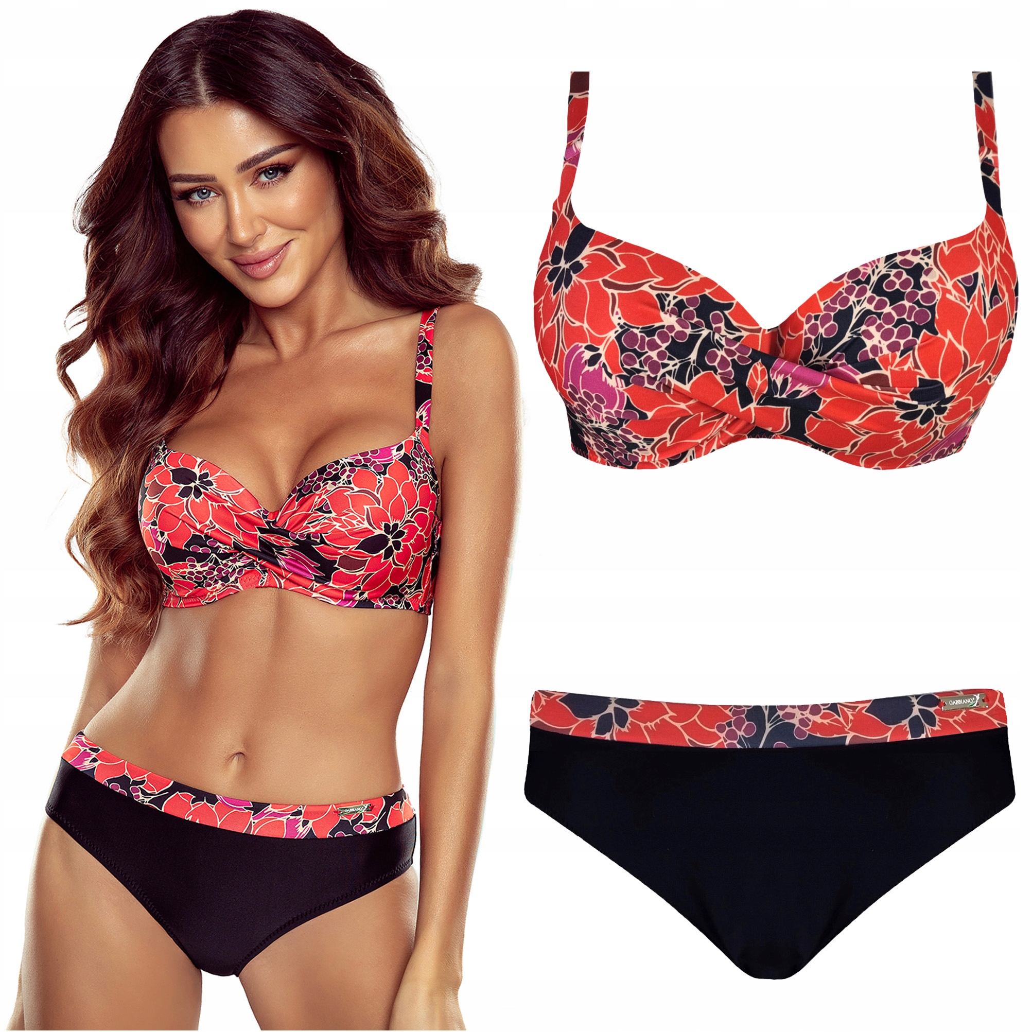 Strój kąpielowy dwuczęściowy GABBIANO Esther-EDX 12/A 40D L 80D