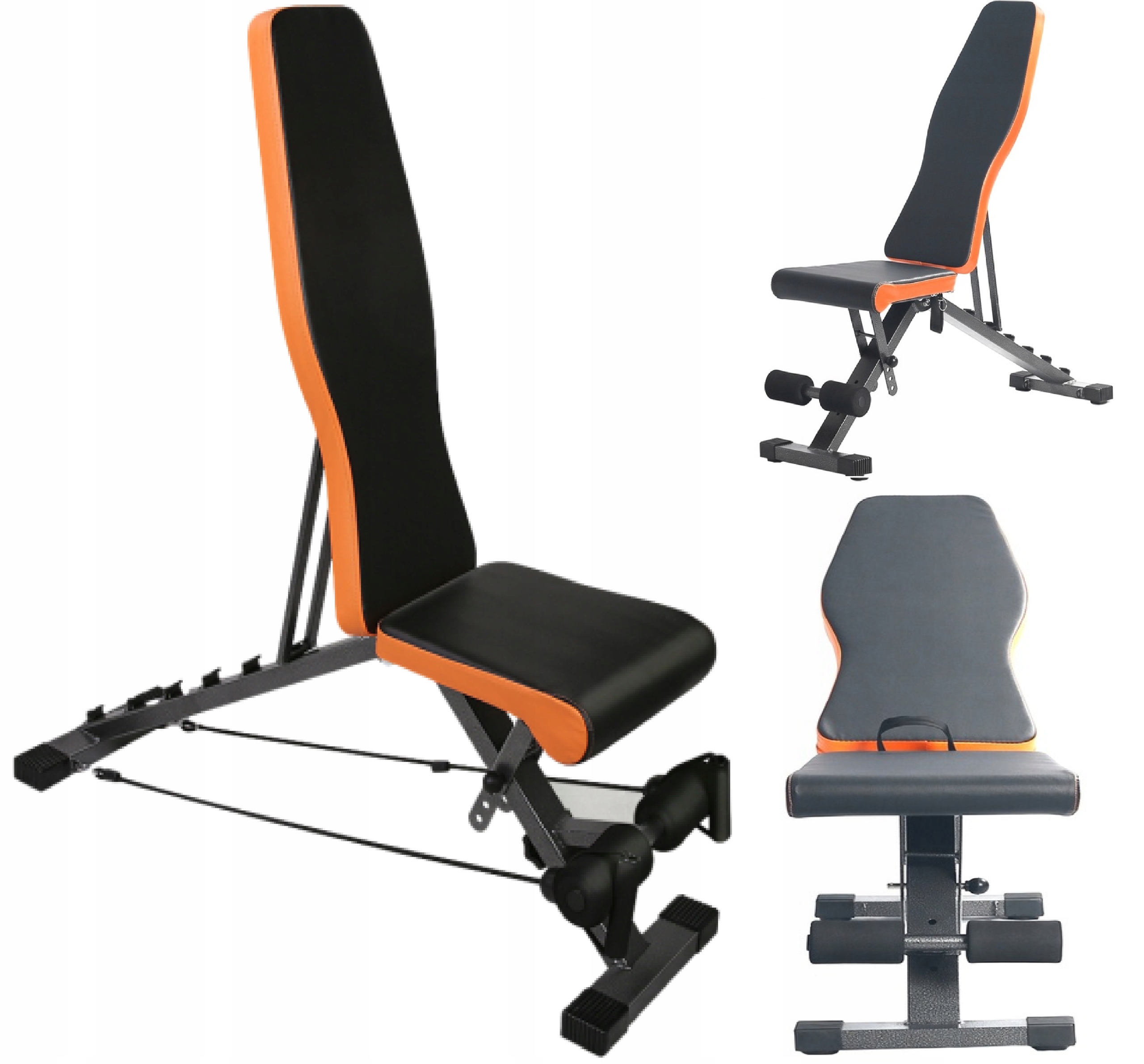 Jednoduchá tréninková lavička nastavitelná Vysoká stabilní lavička Bonus Linky