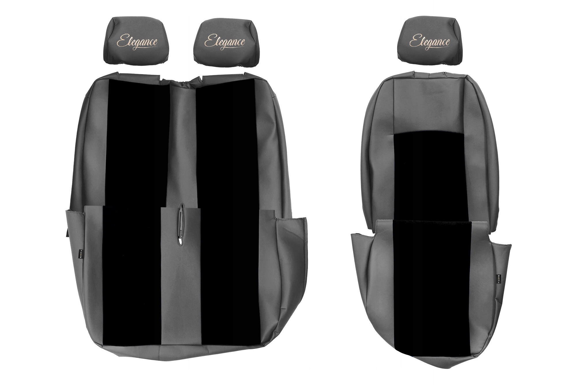 Poťahy na sedadlá Bus Van Volkswagen Transporter T5 -15 T6 -21 1+2 umelá koža