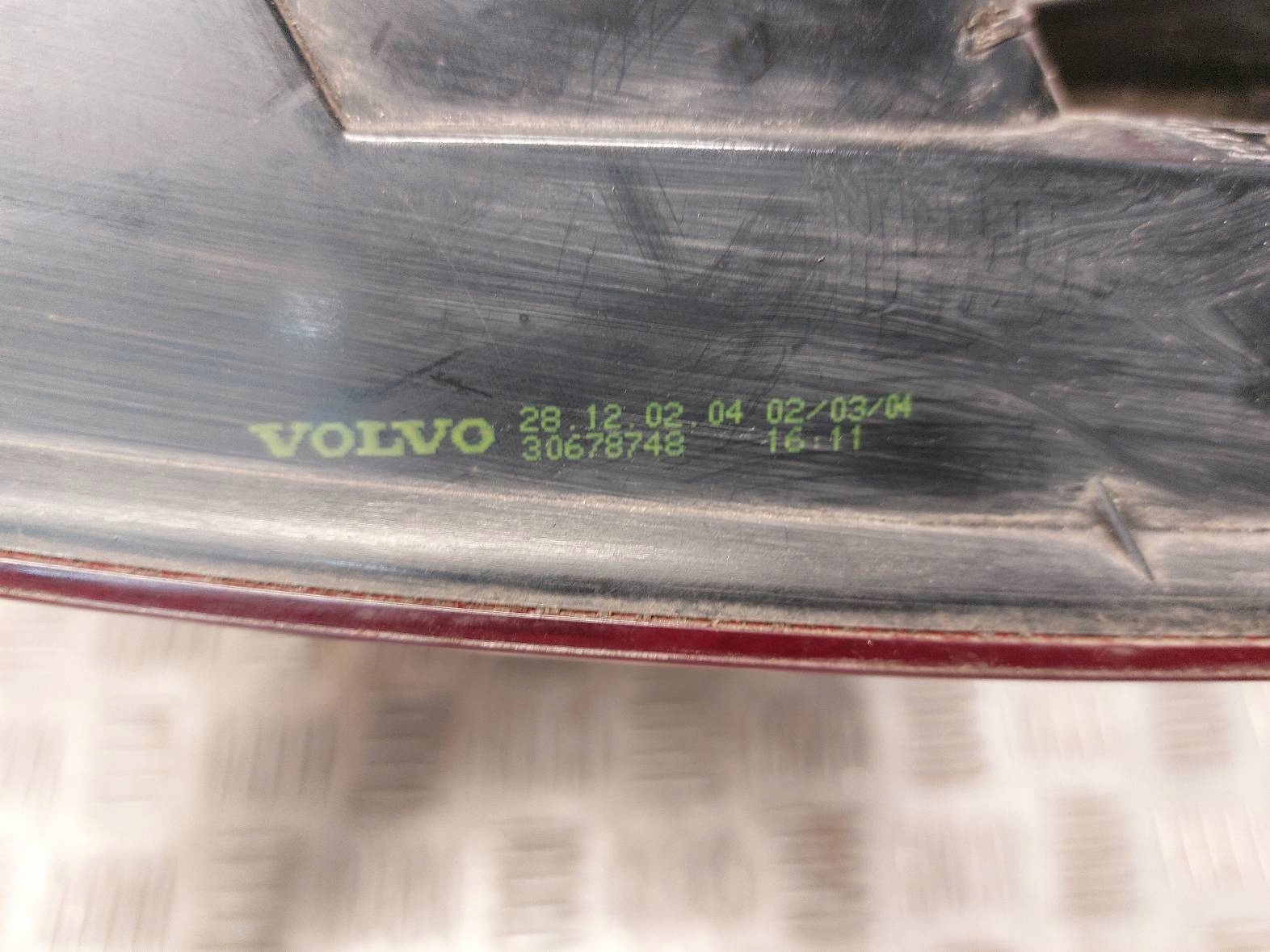 light right rear part VOLVO V50 and 30678748