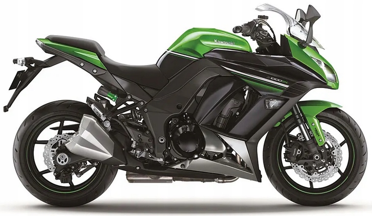 Samolepky Juula Pro Kawasaki Z 1000 Sx 2017-2019 Zelené Typ 3 51P