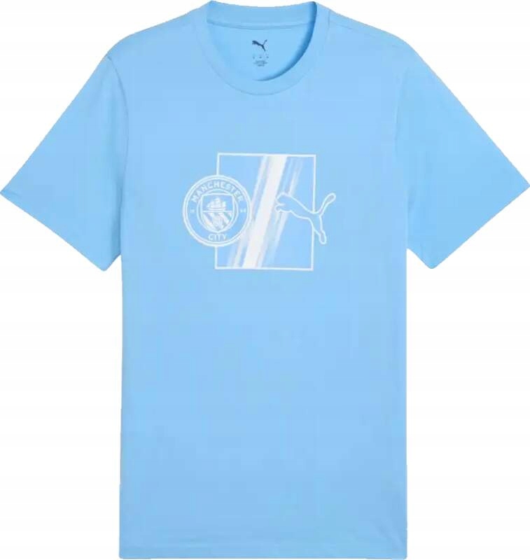 Pánské tričko Puma Manchester City 25/26 FtblCulture Tee blankytné