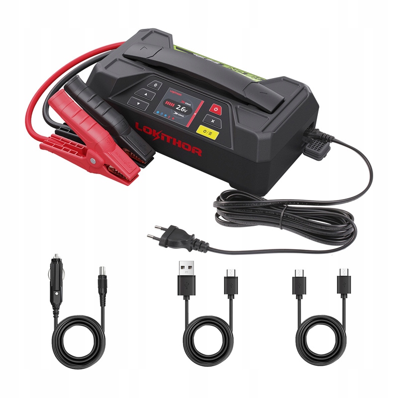 Lokithor JTC4250 Jump Starter 4250A Tester Nabíjačka 6V 12V Bluetooth