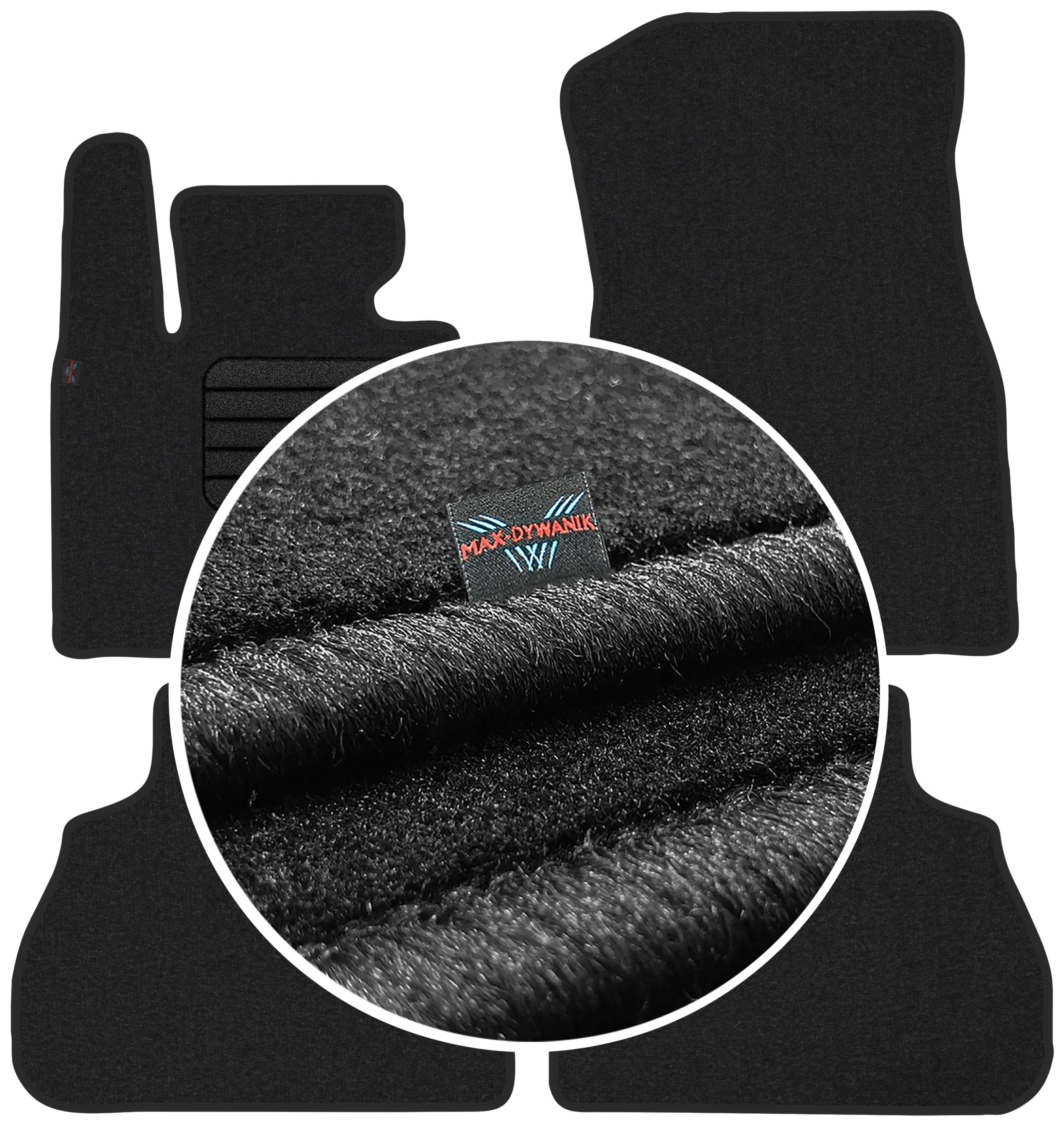 Bmw X7 G07 2018- Koberce do auta velurové