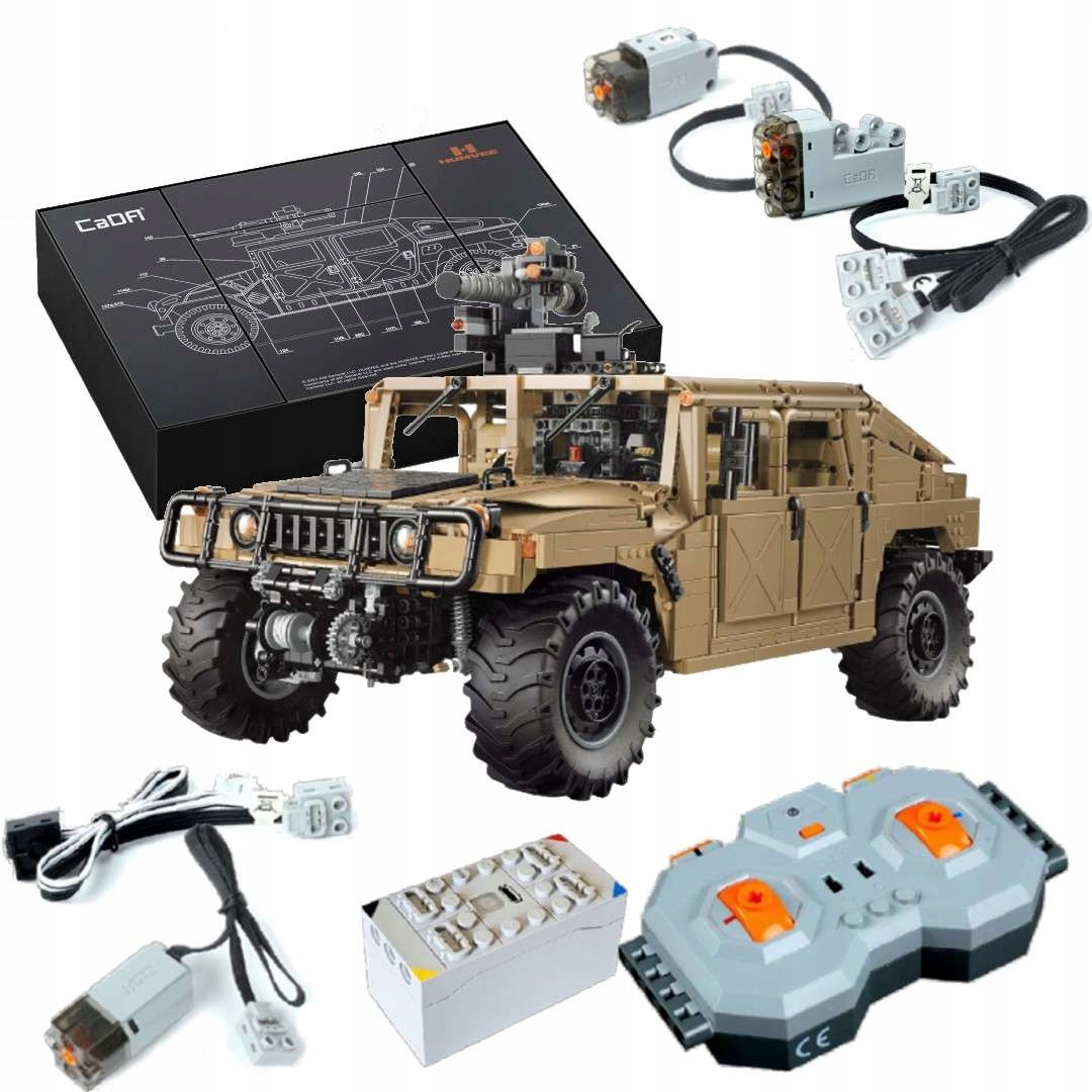 CADA RC POJAZD WOJSKOWY HUMVEE + POWER SYSTEM LED • Opinie - Allegro