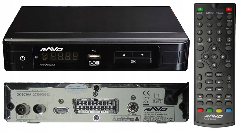Tuner DVB-T Ravo GK-803H TWIN