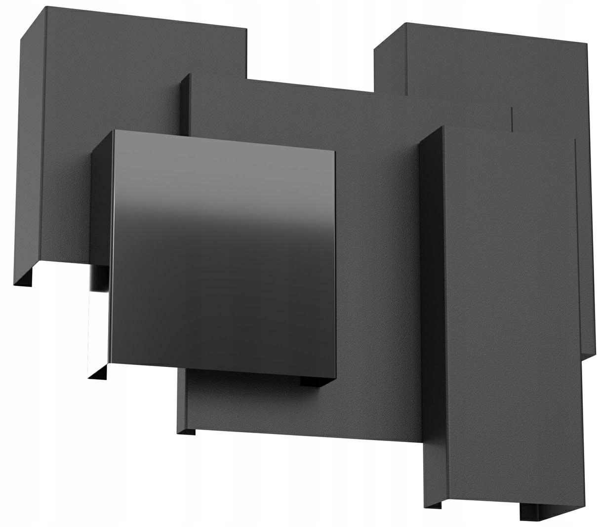 Nástenné svietidlo Wall čierne 5xG9 elegancia loftová modernosť štýl