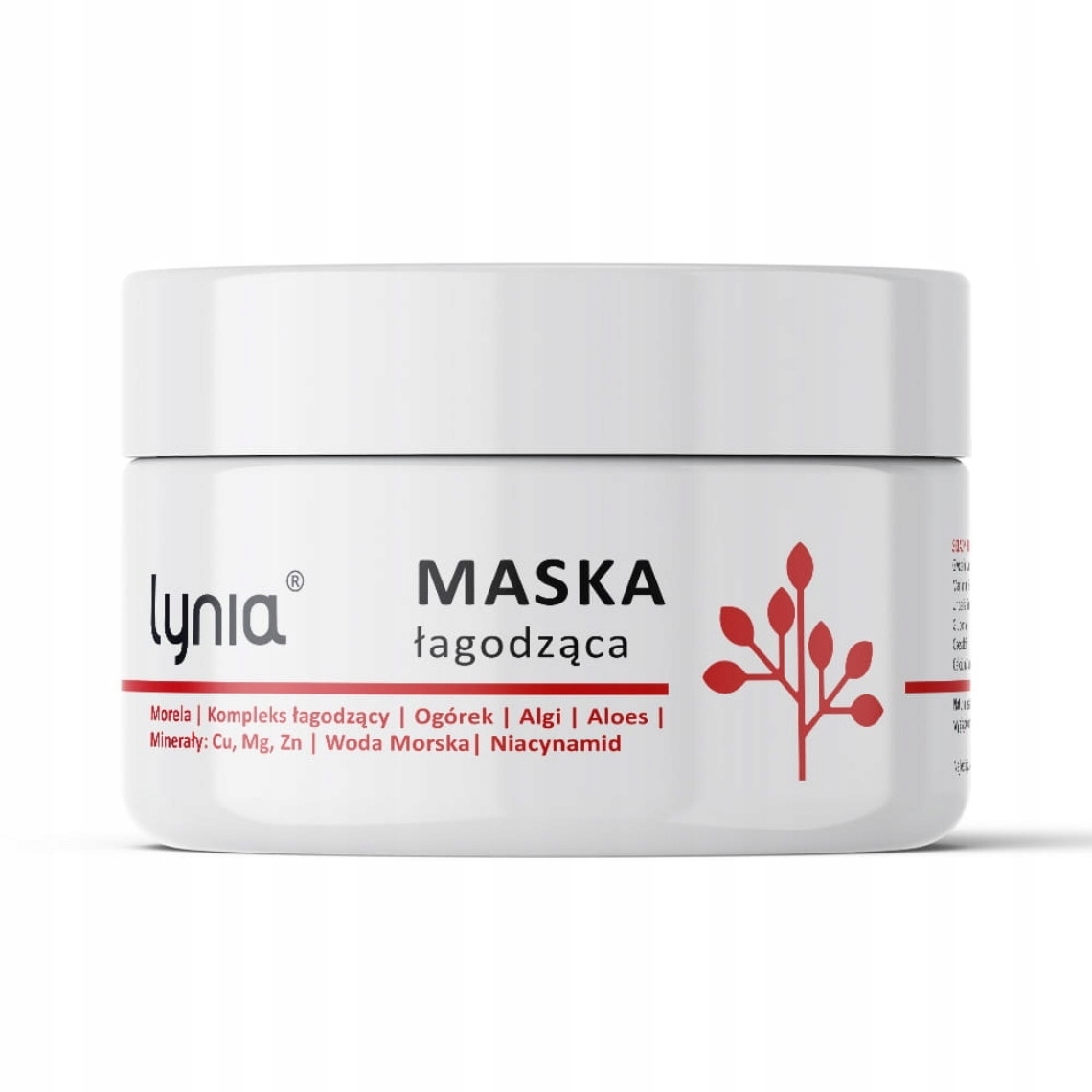 

Lynia, Maska łagodząca do twarzy, 50 ml