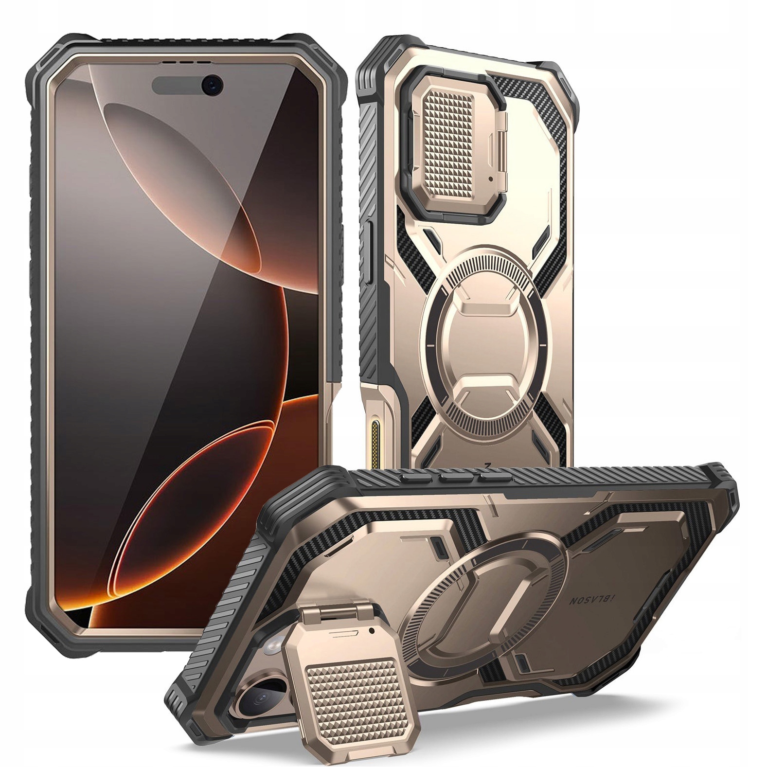 Etui do iPhone 16 Pro, Supcase i-Blason Armorbox Mag (CC), case do MagSafe