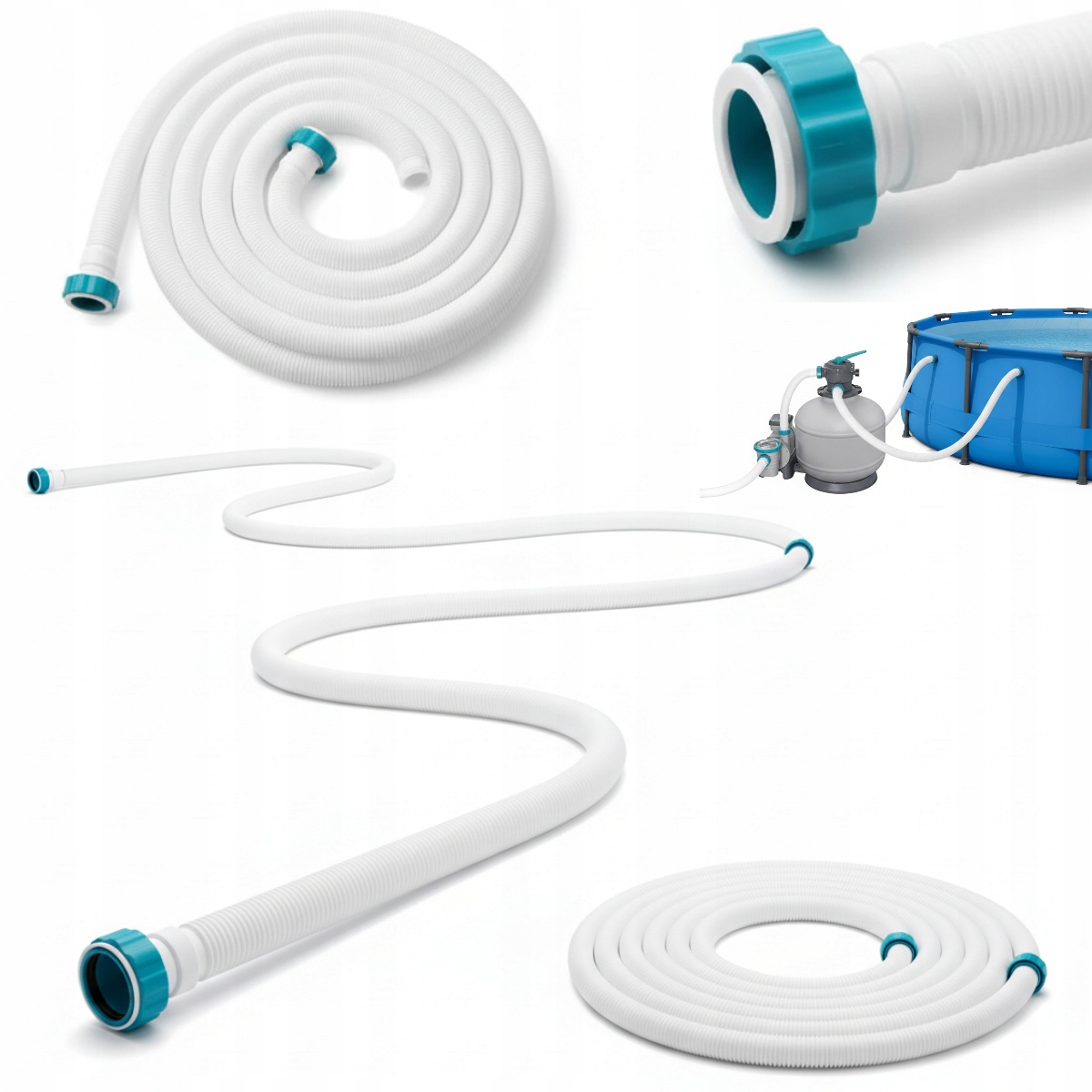 Originální hadice Bestway 38 mm 4,5 m pro pískový filtr čerpadla do bazénu