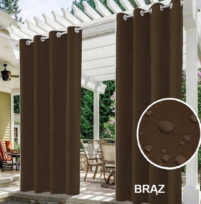 ZASŁONY OGRODOWE 155x220 DO ALTANY TARASU OGRODU Wysokość 2.2 m