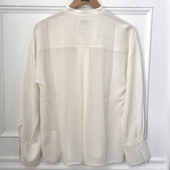 Koszula z jedwabiu Club Monaco XL Kolor biały