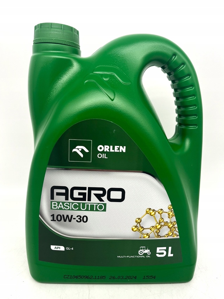 Olej przekładniowo-hydrauliczny Orlen Agro Basic Utto 10W-30 5 l