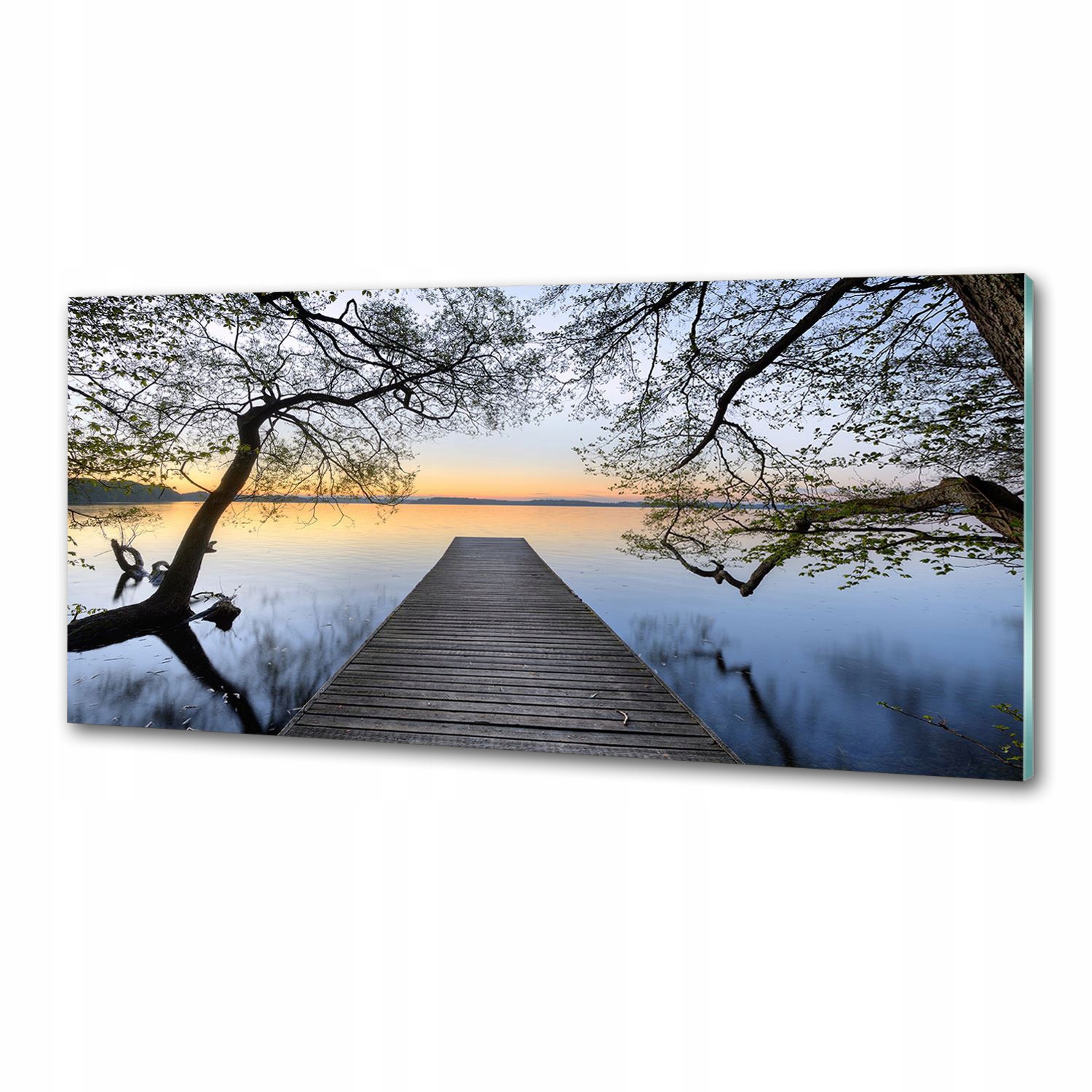 Panel do kuchyne Mólo pri jazere 125x50 cm Lepidlo