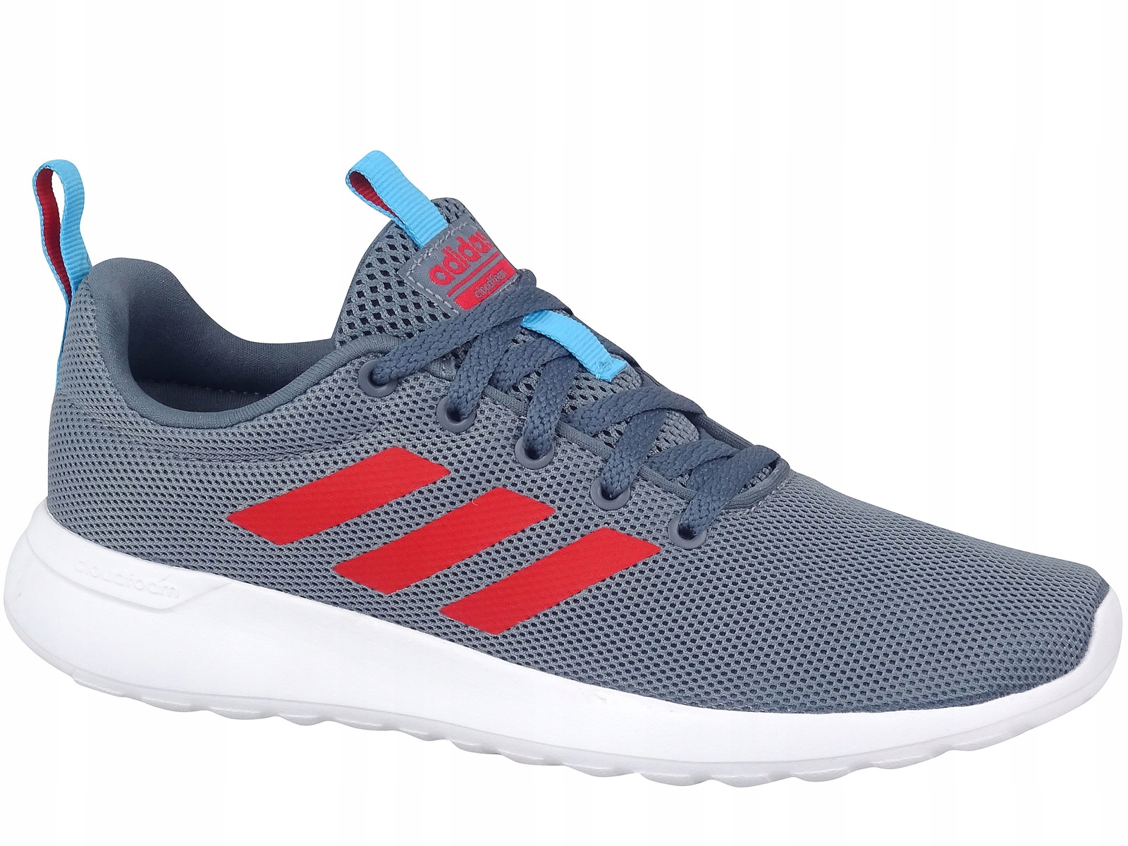 Adidas Lite Racer Cln EG3050 Buty Dziecięce Szare Sportowe Lekkie Na W-f