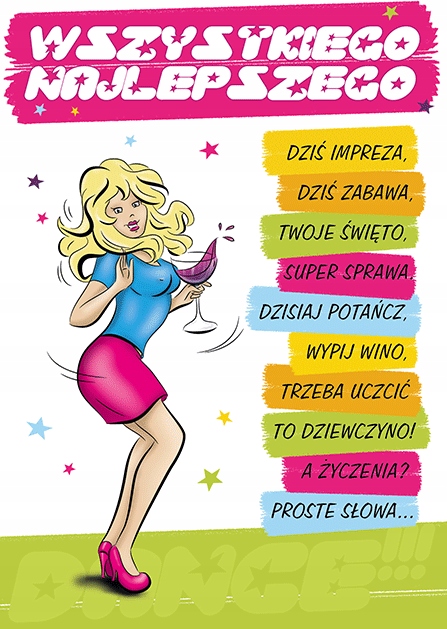 

Kartka dla koleżanki na imieniny urodziny Co30