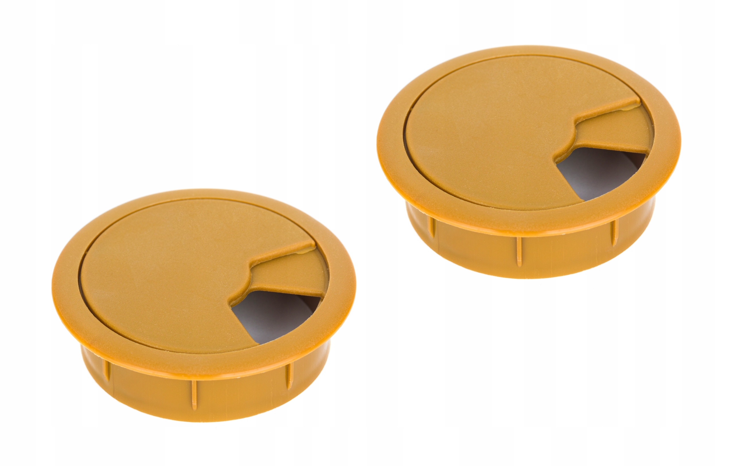 2 x PRZEPUST KABLOWY PRZELOTKA FI 60 ORZECH JASNY