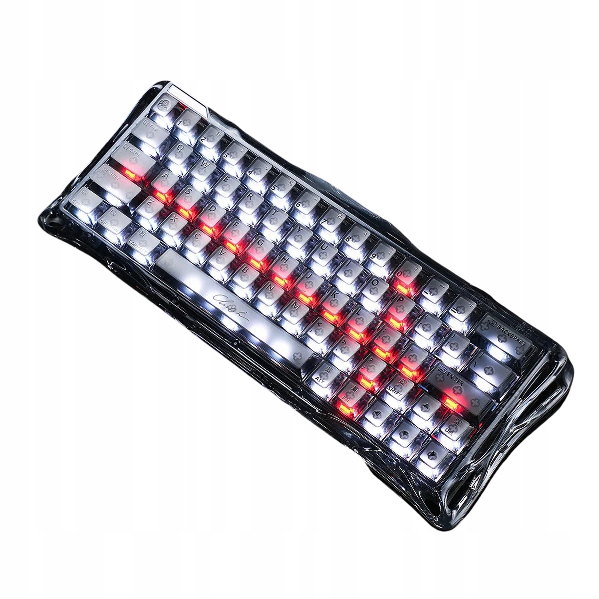 Magnetyczna Klawiatura Gamingowa GravaStar Mercury V60 Onyx Crystal Usb