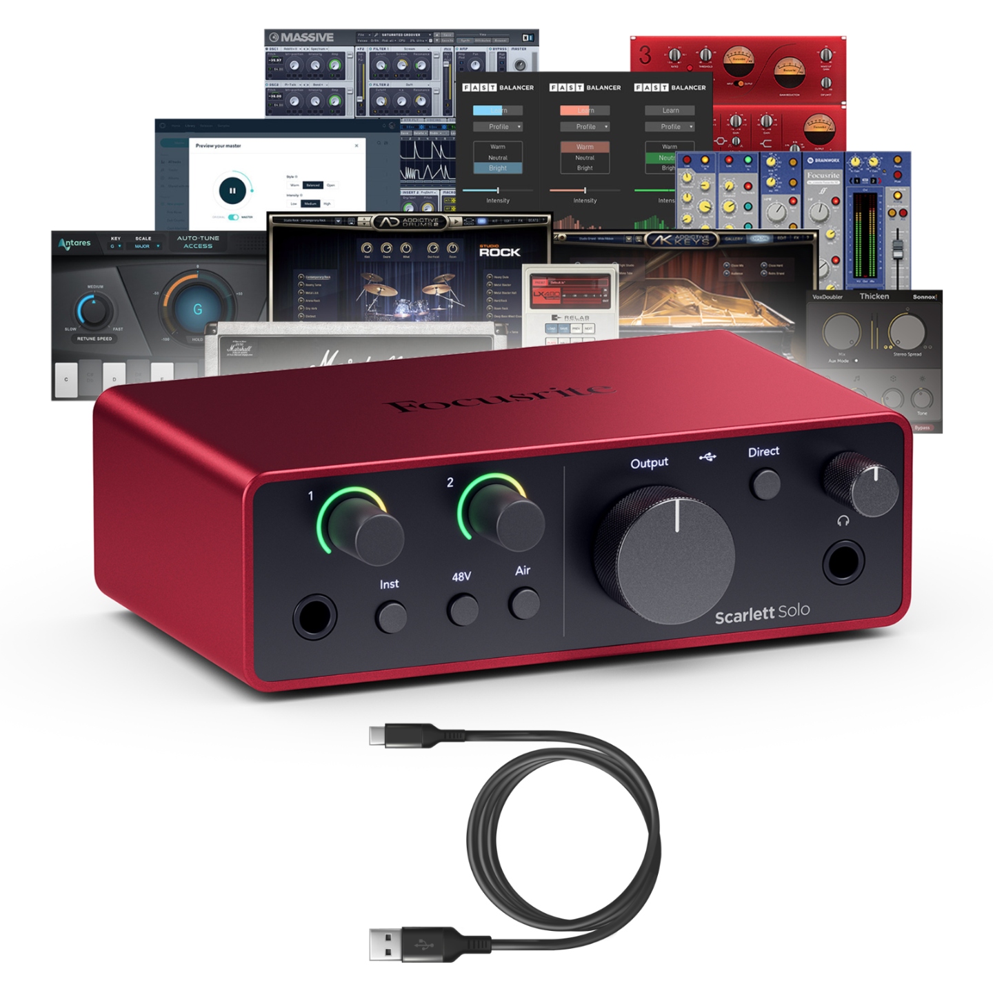 Focusrite Scarlett Solo 4th Gen Audio Rozhranie softvérový balík
