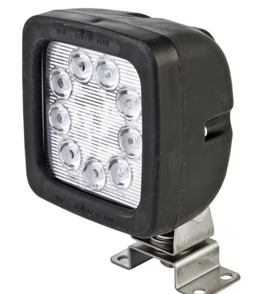 LED9 Čtvercová Pracovní Lampa 14,4W 1300lm 12/24V Krátké Světlo