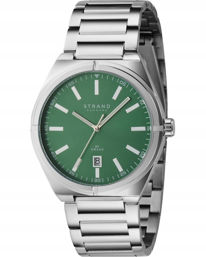 Nový originální Pánské hodinky Strand by Obaku S754GDCESC Pantai gravírování