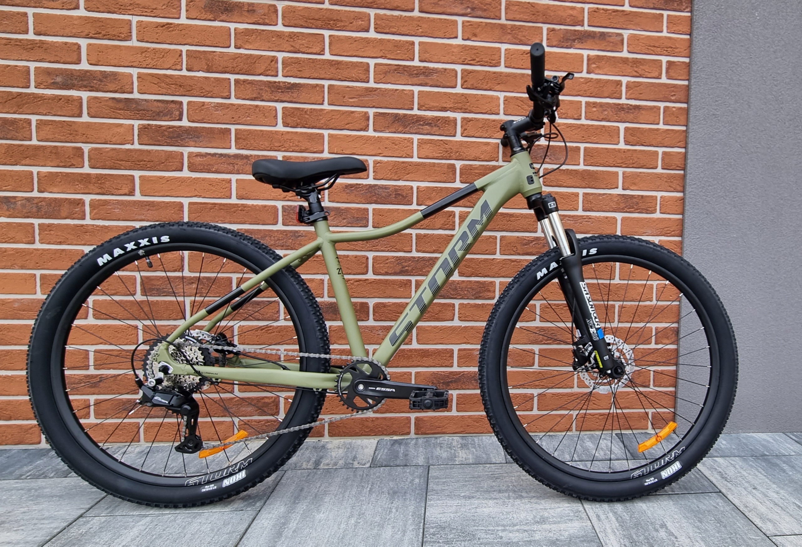 Rower Mtb Storm Shark 4.0, 17 cali, koło 27,5'', Essa, oliwka/ czarny