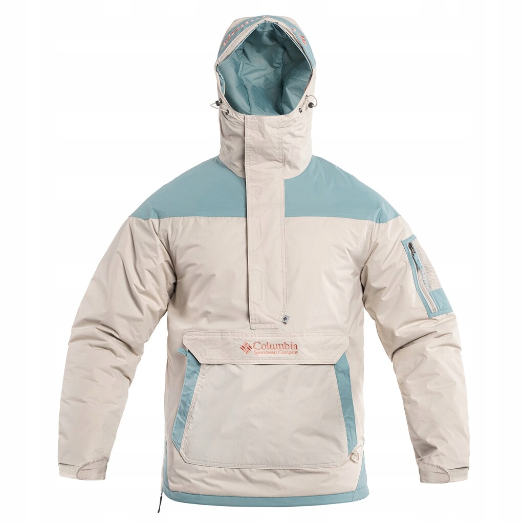 Bunda větrovka s kapucí Columbia Challenger Pullover Anorak XXL