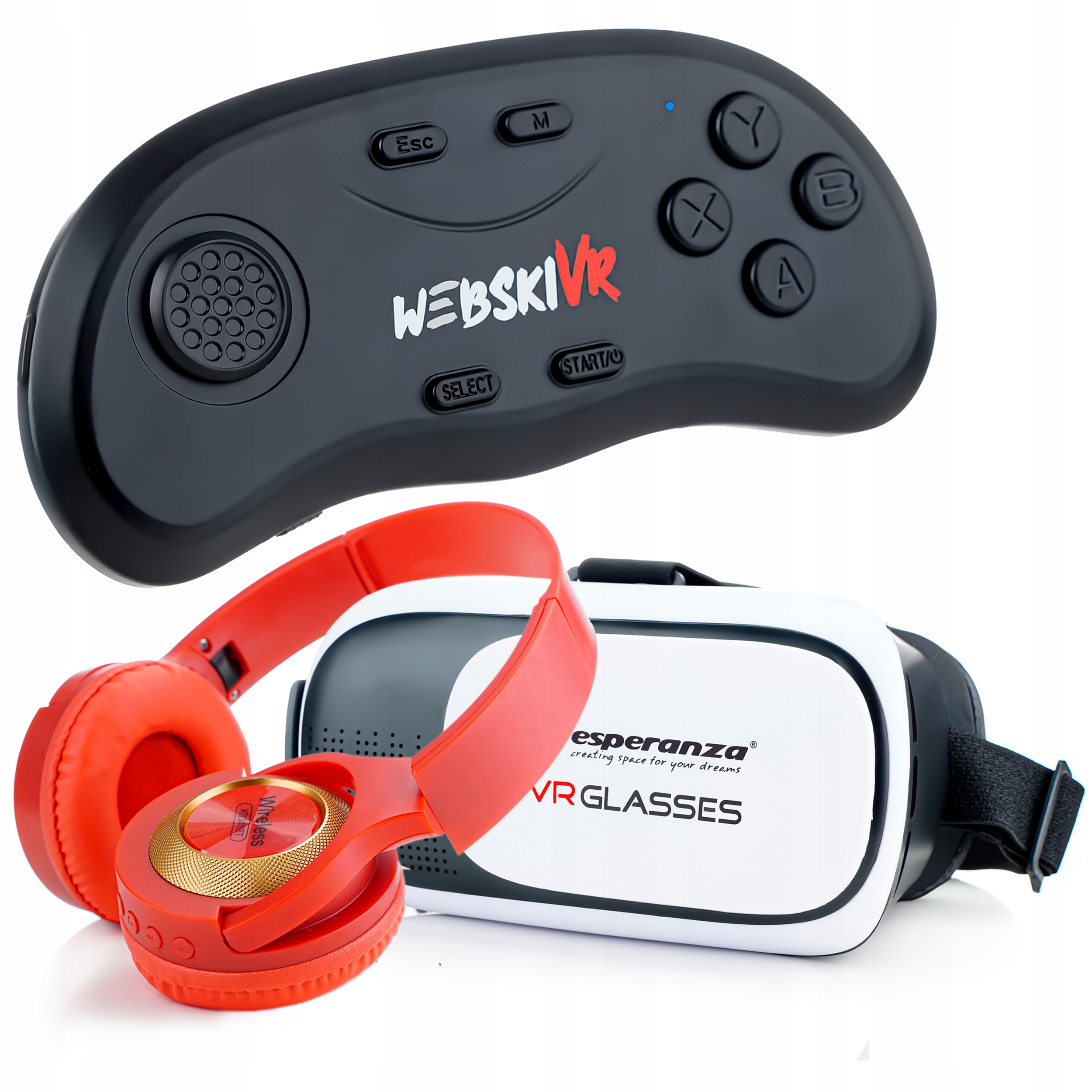 WIRTUALNA RZECZYWISTOŚĆ GOGLE 3D OKULARY VR PILOT