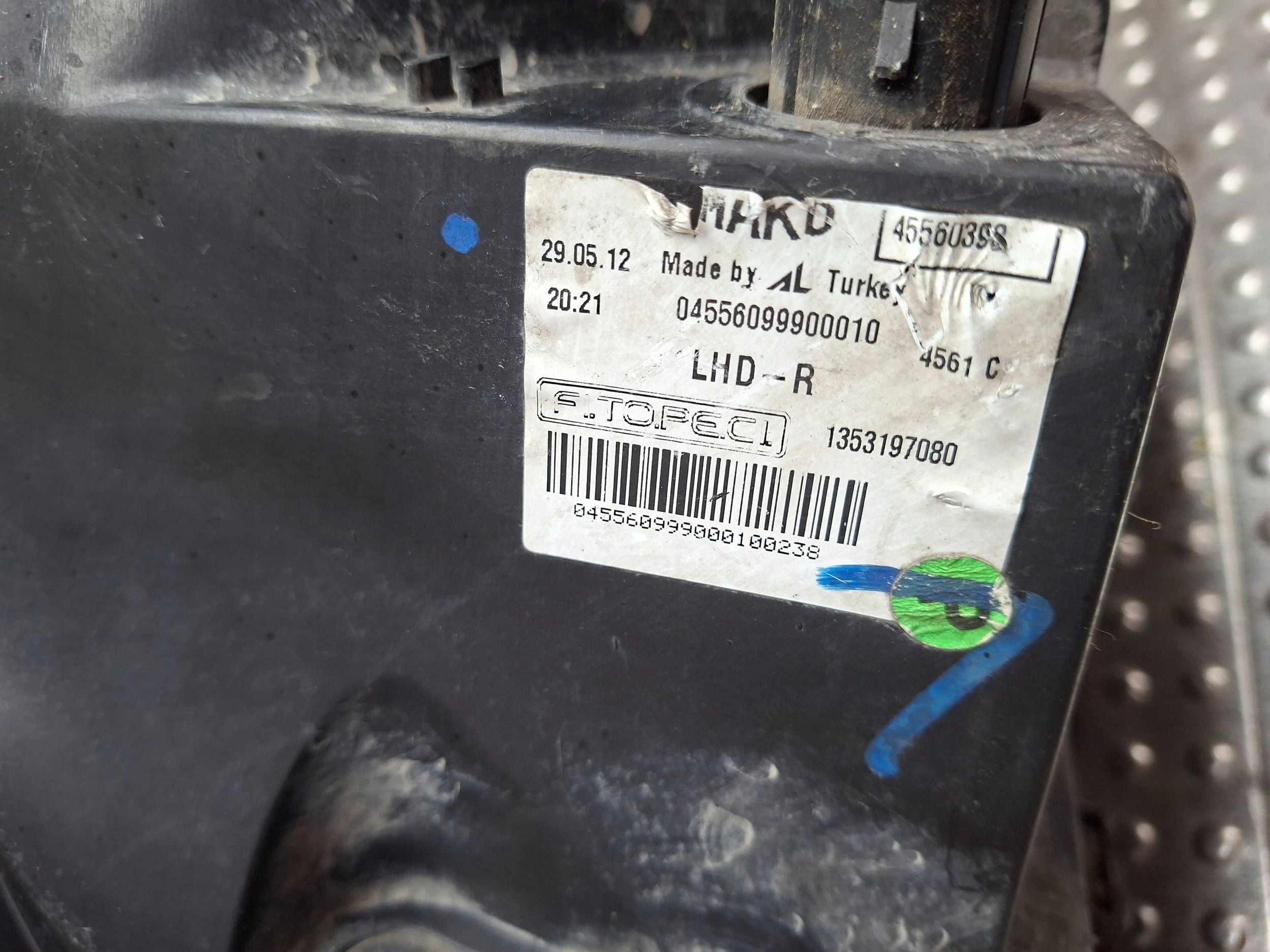 light front right FIAT FIORINO 2007