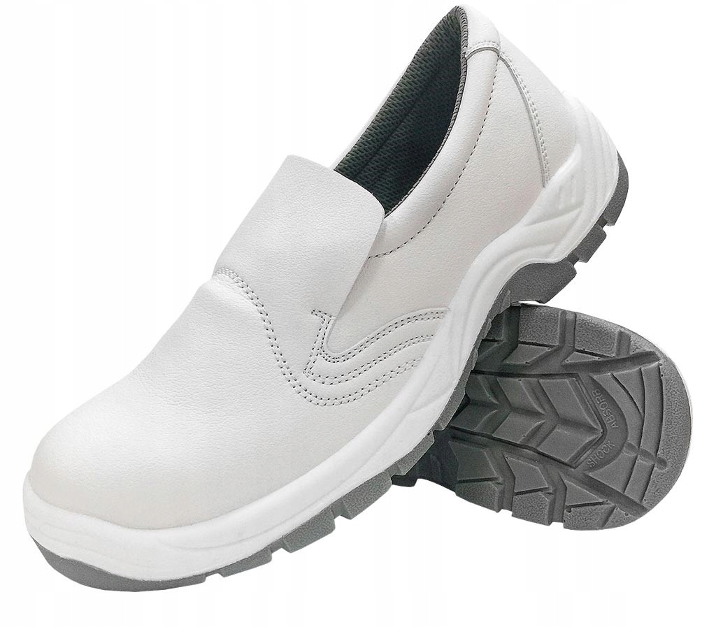 Buty robocze spożywcze białe mokasyny Haccp r. 47