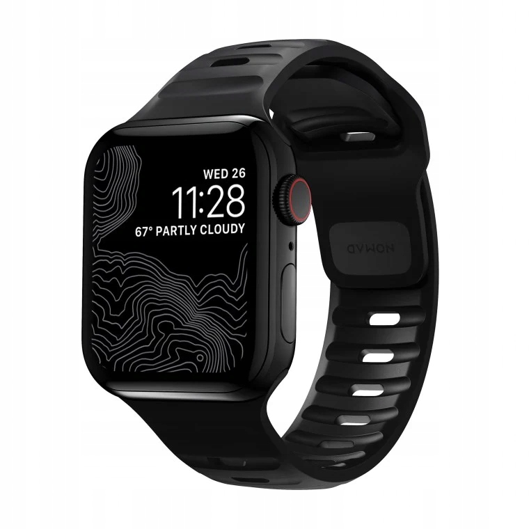 Řemínek pro Apple Watch 42/44/45/49 mm Nomad Sport Strap zelený