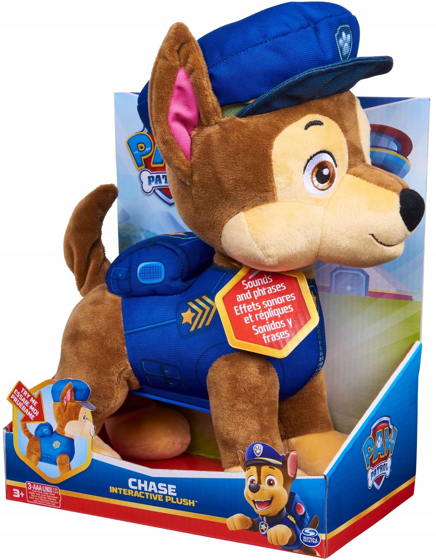 PSI PATROL CHASE pluszak interaktywnym maskotka dla dzieci 6063790 Rodzaj pluszaki interaktywne