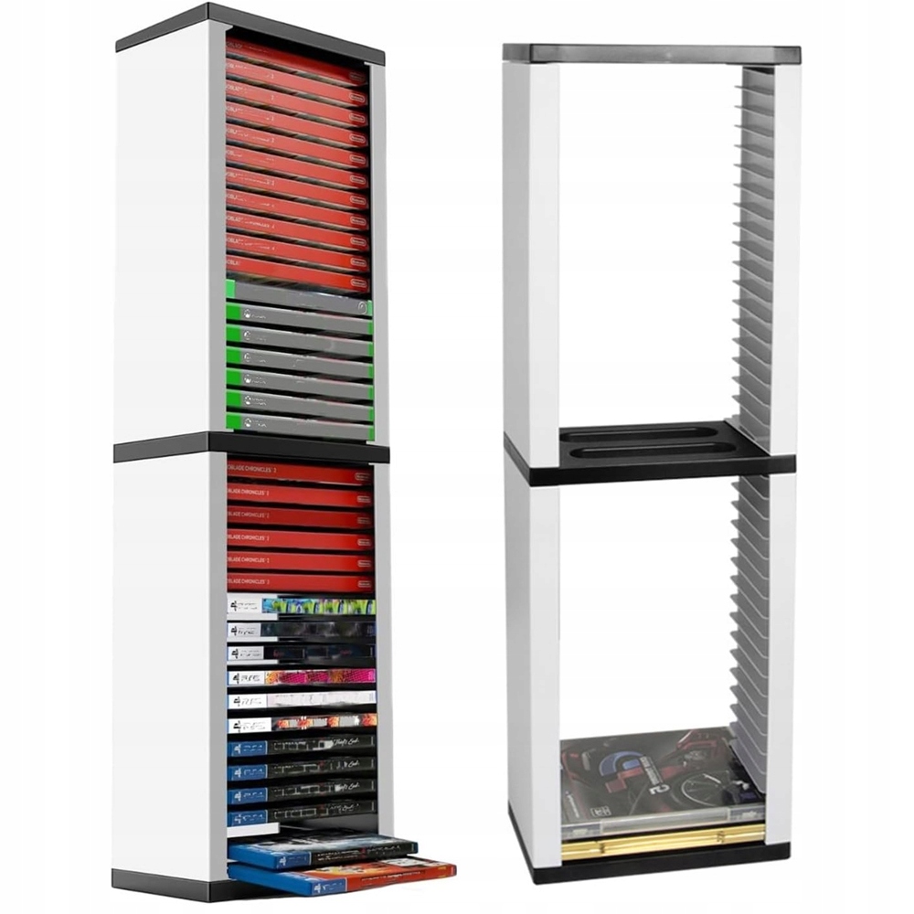 Stojak Na Gry 36 Płyt Uniwersalny Do PS3/PS4/PS5/XBOX One/blue-ray Płyty