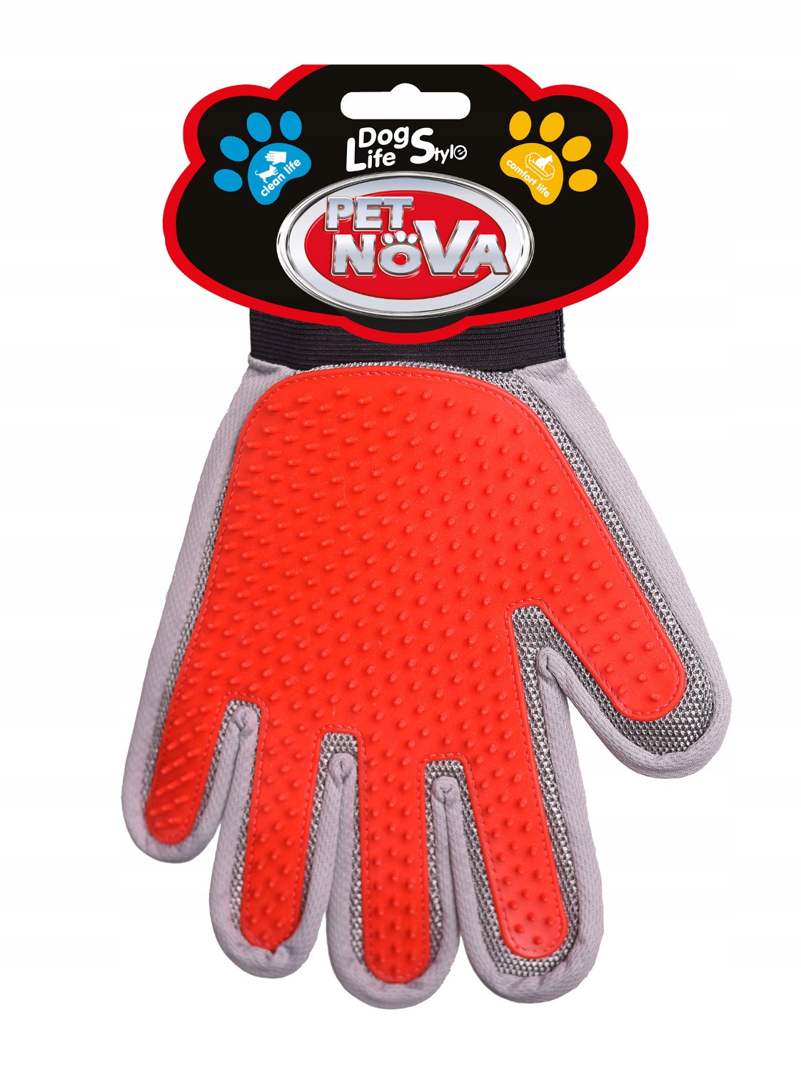 

Rękawica do wyczesywania Pet Nova Groom-glove-left