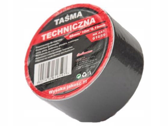 

Taśma szara izolacyjna techniczna 48mm x 10m mocna
