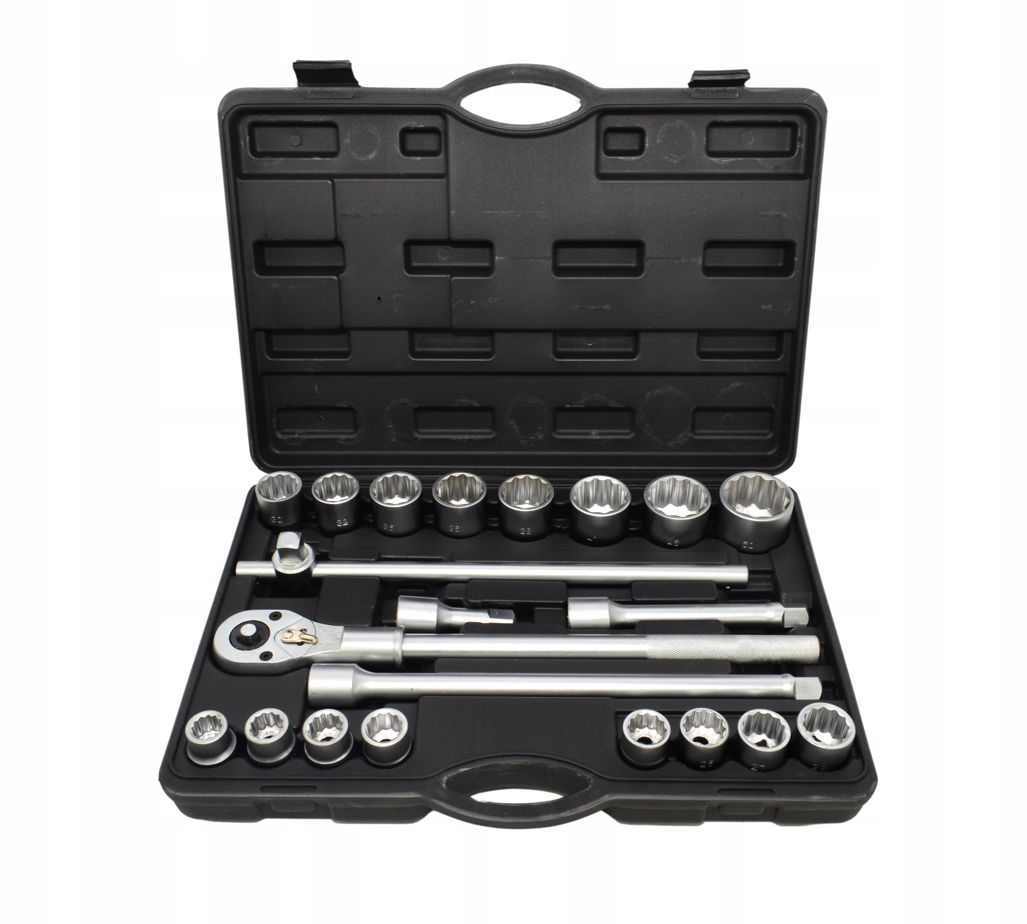 Sada 12-HRANNÝCH Nástrčných Kľúčov 21 Prvkov 3/4" Awtools