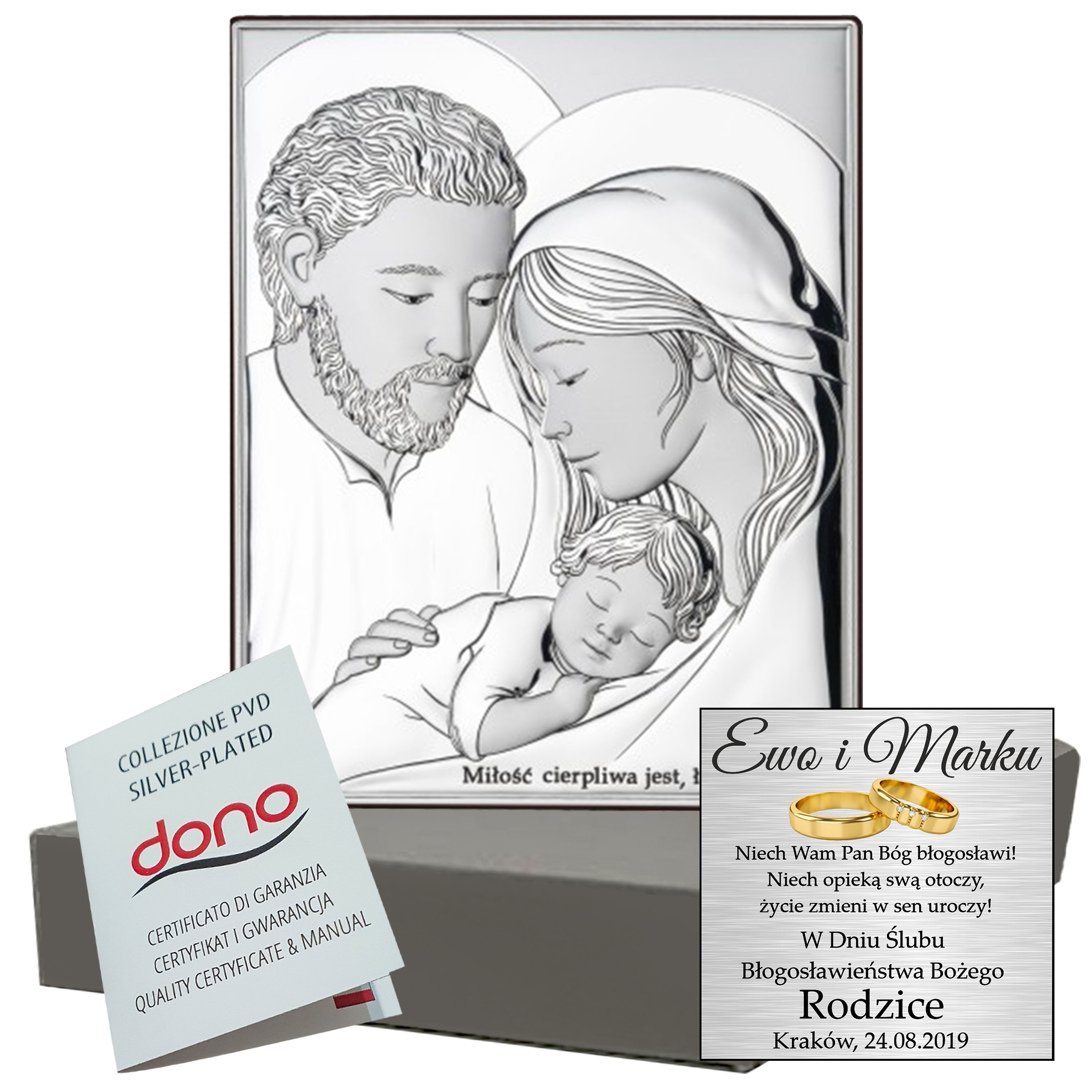 Obraz Svätej rodiny na Svadbe Krst A Sväté Prijímanie