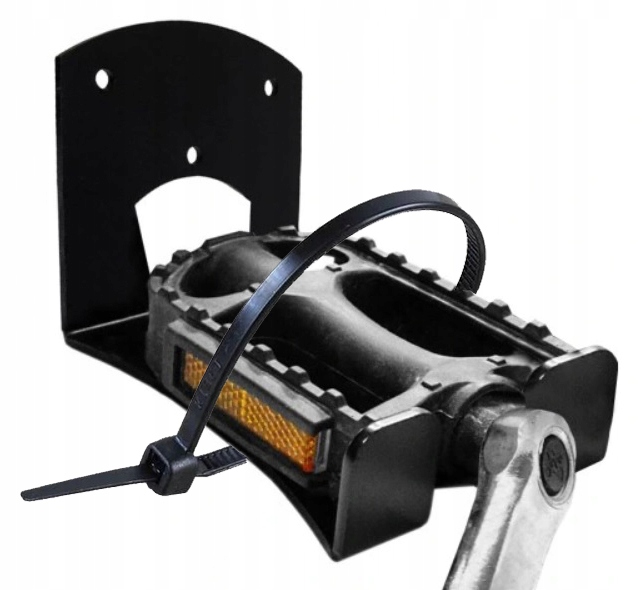 UCHWYT WIESZAK NA ROWER ZA PEDAŁ HAK HQ Z HACZYKAMI CZARNY POLSKI MOCNY Model WIESZAK ROWEROWY