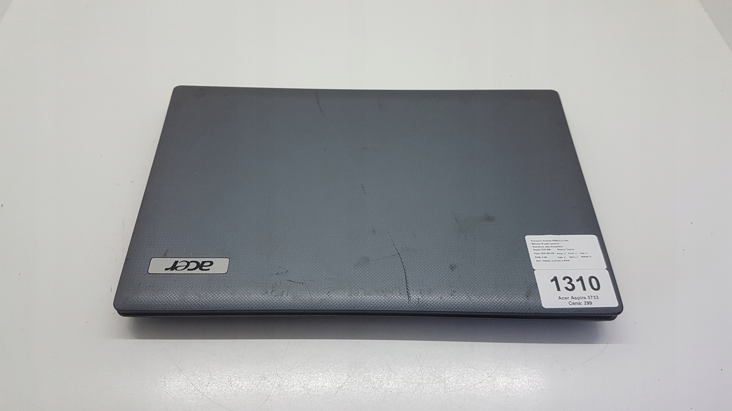 Notebook Acer Aspire 5733 (1310).